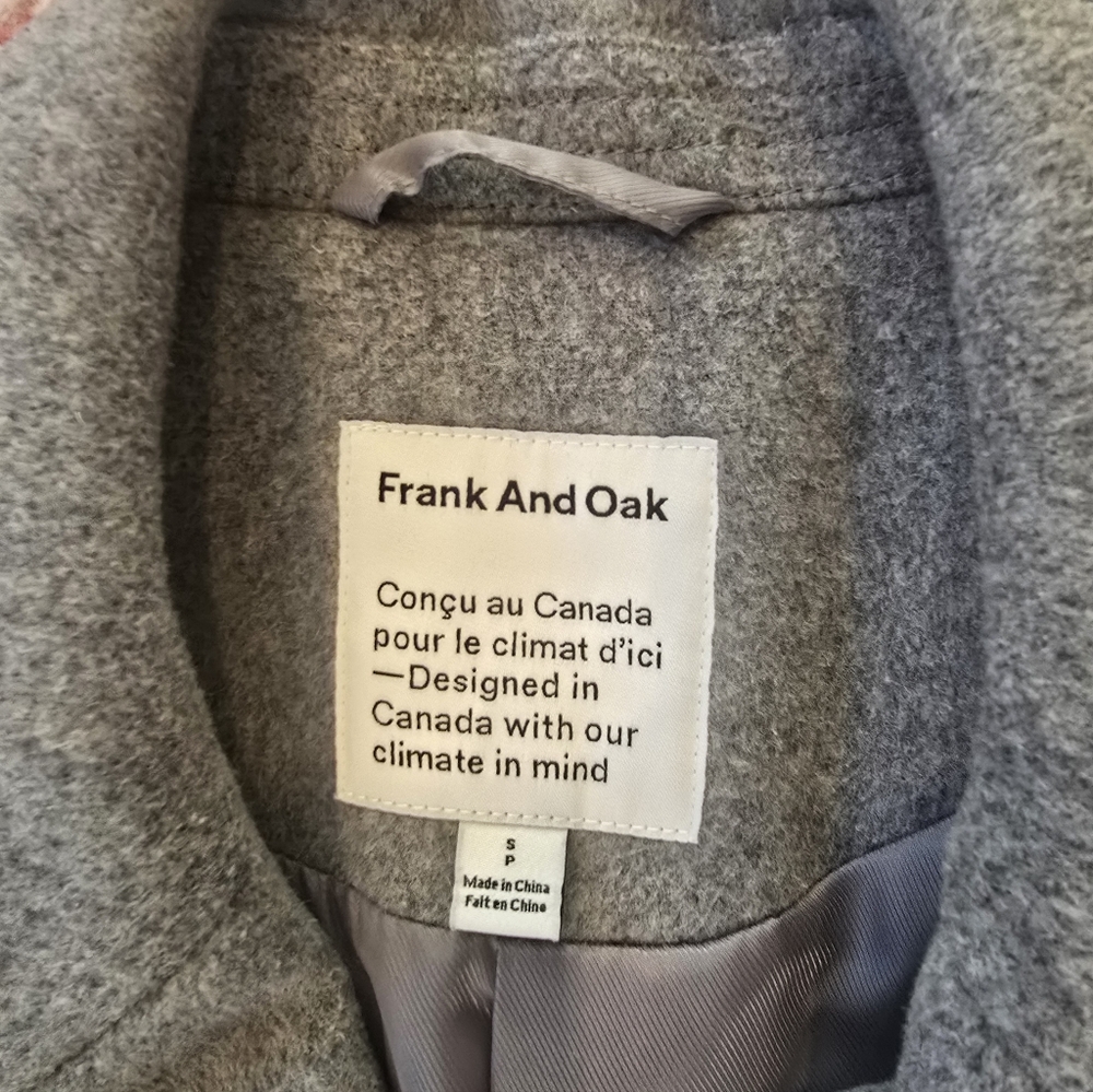 Frank And Oak Recycled Wool Blend Coat - Picture 6 of 12